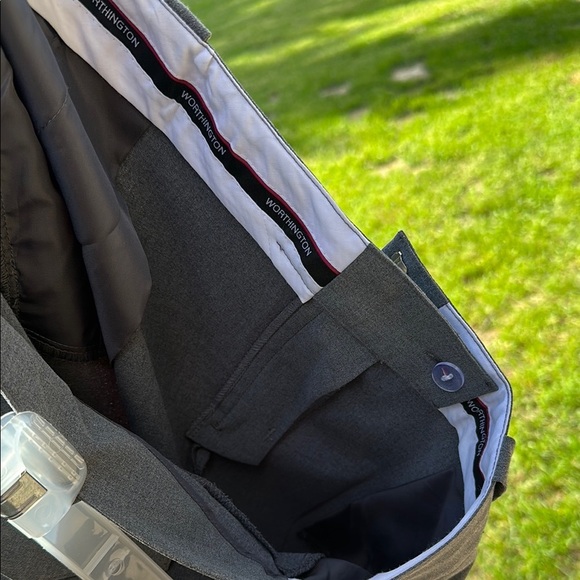 Worthington Women's Grey Business Suit Blazer Size 12 & Slacks Size 14P GUC - Picture 16 of 16